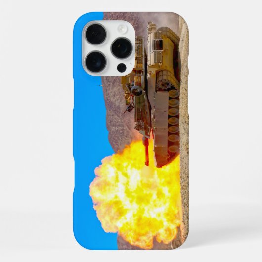 SCHLACHTTANK - Abrams M1 iPhone Hülle (Rückseite)