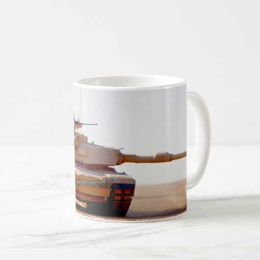 SCHLACHTTANK - Abrams M1 Kaffeetasse (VorderseiteRechts)