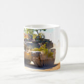 SCHLACHTTANK - Abrams M1 Kaffeetasse (VorderseiteRechts)