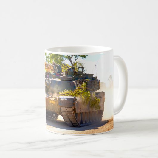 SCHLACHTTANK - Abrams M1 Kaffeetasse (VorderseiteRechts)