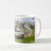SCHLACHTTANK - Abrams M1 Kaffeetasse (VorderseiteRechts)