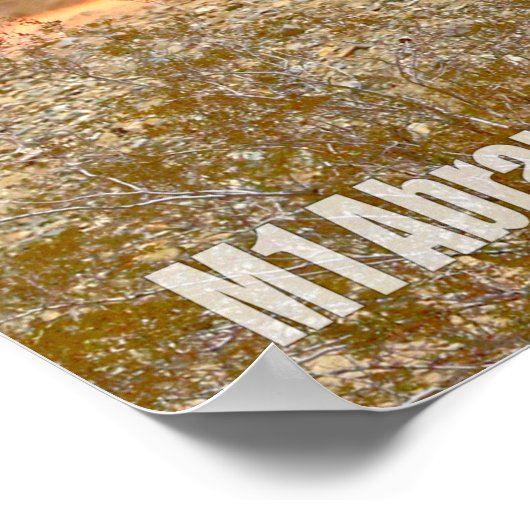 SCHLACHTTANK - Abrams M1 Poster (Ecke)