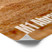 SCHLACHTTANK - Abrams M1 Poster (Ecke)