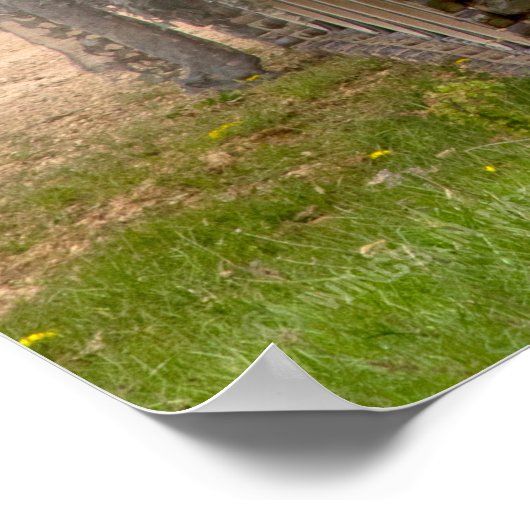 SCHLACHTTANK - Abrams M1 Poster (Ecke)