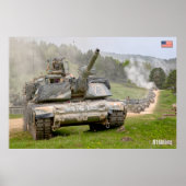 SCHLACHTTANK - Abrams M1 Poster (Vorne)