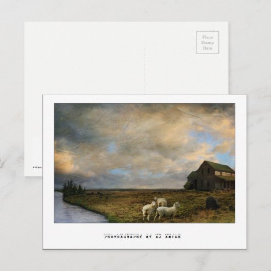 Schlachtung - postkarte (Vorne/Hinten)