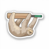 Schlacke am Cricket mit Cricket-Schläger Aufkleber (Vorderseite)