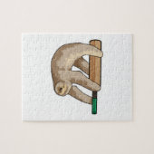 Schlacke am Cricket mit Cricket-Schläger Puzzle (Horizontal)