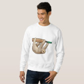 Schlacke am Cricket mit Cricket-Schläger Sweatshirt (Vorne ganz)