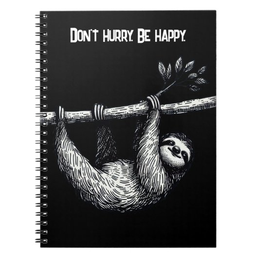 Schlacke auf Baumzweig mit Zitat Notizblock (Vorderseite)