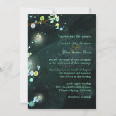 Schlackenbäume bei Elfenwaldhochzeiten Einladung (Rückseite)