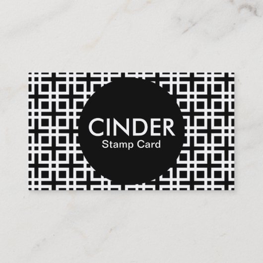 Schlackenkarte Visitenkarte (Rückseite)