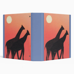 Schlacker oder Notebook mit Giraffendesign 3,8 Cm Ordner