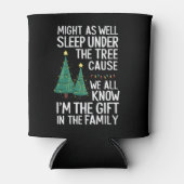 Schlaf auch unter dem Baumweihnachtsgeschenk Dosenkühler (Vorderseite)