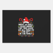 Schlaf auch unter dem Baumweihnachtsgeschenk Geschenkpapier Set (Vorderseite)