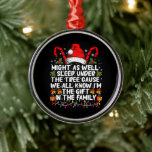 Schlaf auch unter dem Baumweihnachtsgeschenk Ornament Aus Metall<br><div class="desc">Schlaf auch unter dem Baumweihnachtsgeschenk</div>