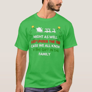 Schlaf auch unter den drei Weihnachtskids T-Shirt