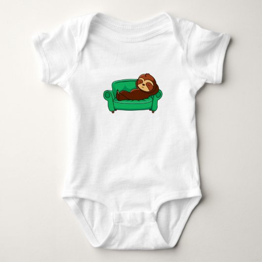 Schlaf Baby Strampler (Vorderseite)