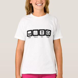 Schlaf-Ballett essen Wiederholung T-Shirt