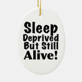 Schlaf beraubt aber noch lebendig keramik ornament (Hinten)