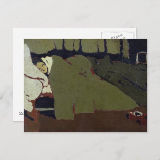 Schlaf, c.1891 postkarte (Vorne/Hinten)