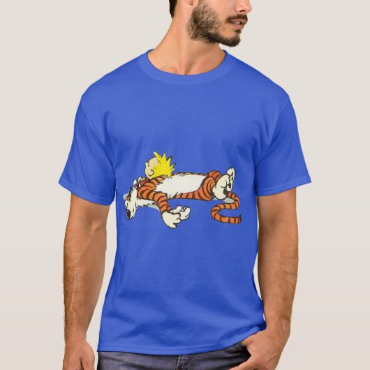 Schlaf calvin Premium Freunde T-Shirt (Vorderseite)