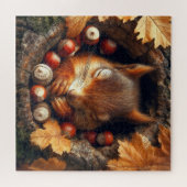 Schlaf-Eichhörnchen-Puzzle Puzzle (Horizontal)