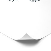 "Schlaf ein kleiner Prinz" Poster (Ecke)