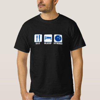 Schlaf essen - Bowling T-Shirt