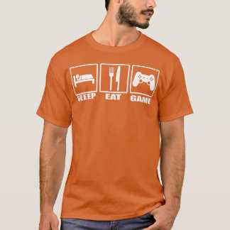 Schlaf Essen und Game Boy Freunde T-Shirt