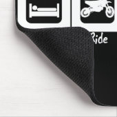 Schlaf-Fahrt essen Wiederholung Mousepad (Ecke)