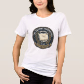 Schlaf-Föderation Offizielles Mitglied Kissen Tri-Blend Shirt (Vorderseite)