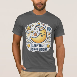 Schlaf gut Mond & Sterne – Whimsicaler Himmelskörp T-Shirt