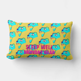Schlaf gut Montag Bären Lendenkissen