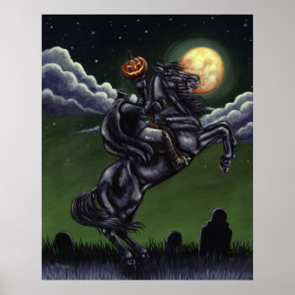 Schlaf-Hollow-Friedhof Poster