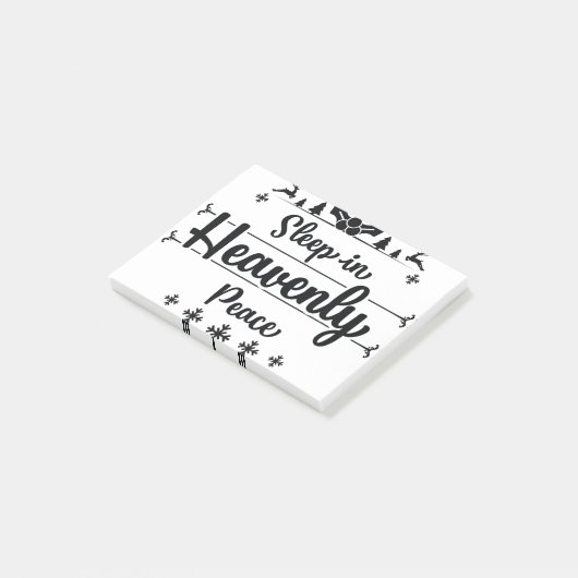 Schlaf im Himmlischen Frieden Post-it Klebezettel (angewinkelt)