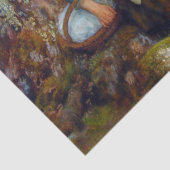 Schlaf im Wald (von Arthur Hughes) Seidenpapier (Detail)