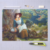 Schlaf im Wald (von Arthur Hughes) Seidenpapier (Handwerk)