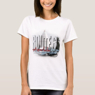 Schlaf in einem Wigwam - Weg 66 T-Shirt