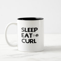 Schlaf isst Locken-Tasse