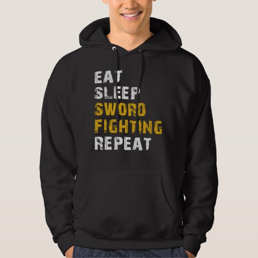 Schlaf kämpfen hoodie (Vorderseite)