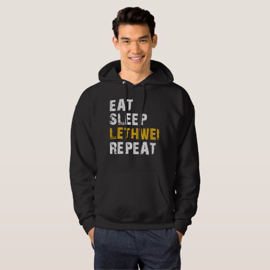 Schlaf Lethwei Hoodie (Vorne ganz)