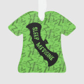 SCHLAF-MEDIZIN POLYSOMNOGRAPHY durch Ornament (Vorderseite)