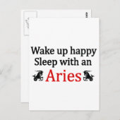 Schlaf mit Äschen Postkarte (Vorne/Hinten)