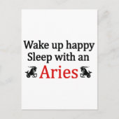 Schlaf mit Äschen Postkarte (Vorderseite)