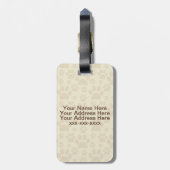 Schlaf mit Chihuahua Gepäckanhänger (Rückseite vertikal)