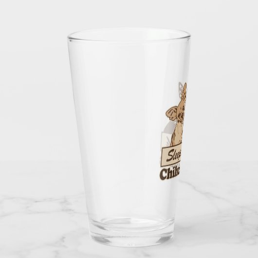Schlaf mit Chihuahua Glas (Rechts)