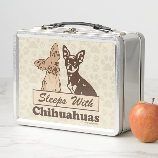 Schlaf mit Chihuahua Metall Lunch Box (Beispiel)
