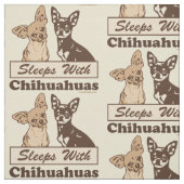 Schlaf mit Chihuahua-Muster Stoff (Muster)
