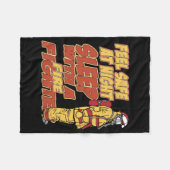 Schlaf mit einem Feuerwehrmann Fleecedecke (Vorderseite (Horizontal))